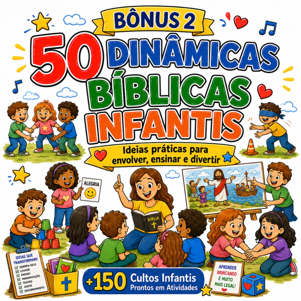 Bônus 2 - 50 Dinâmicas Bíblicas Infantis