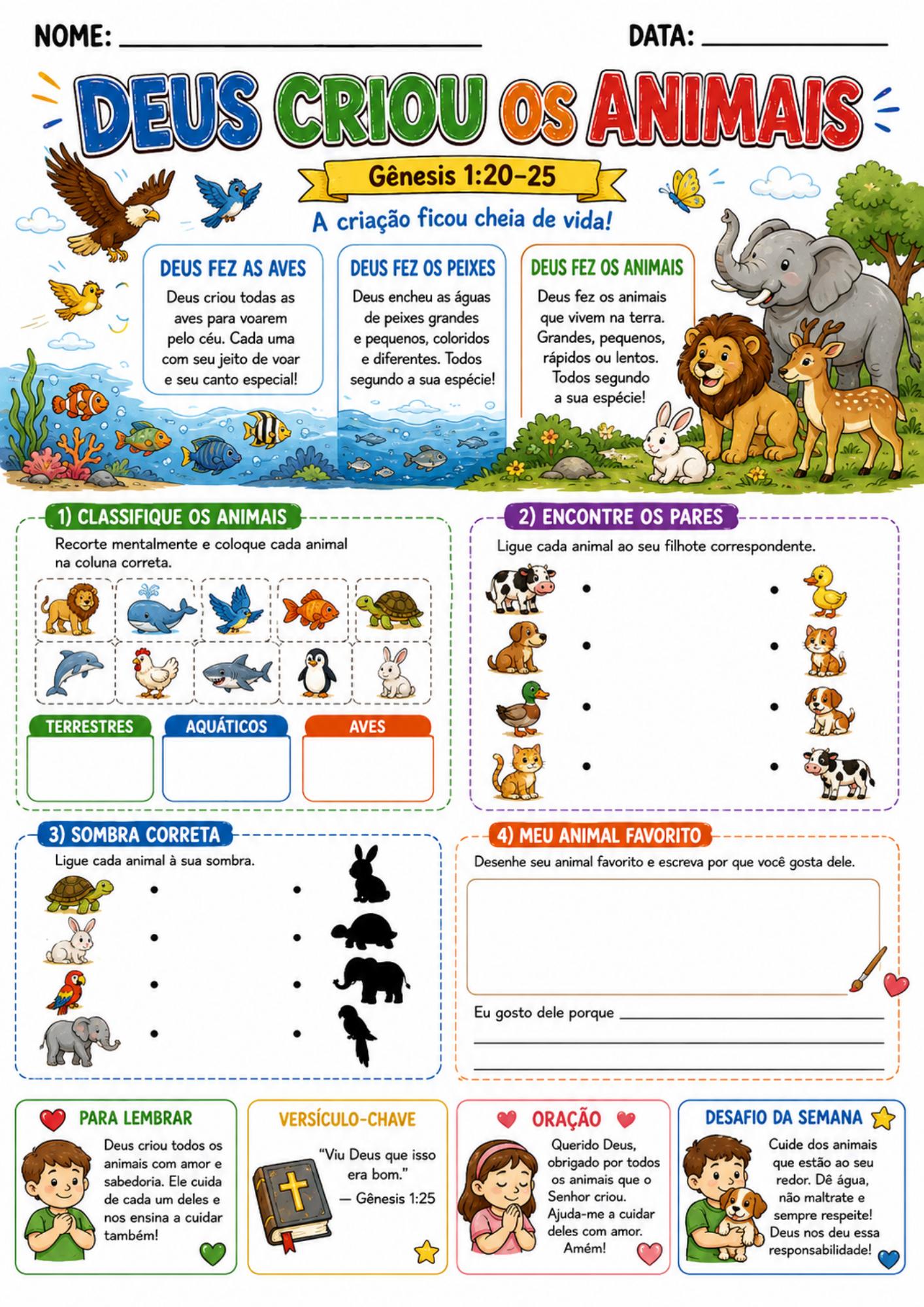 Folha Real A4 - Culto Infantil 12