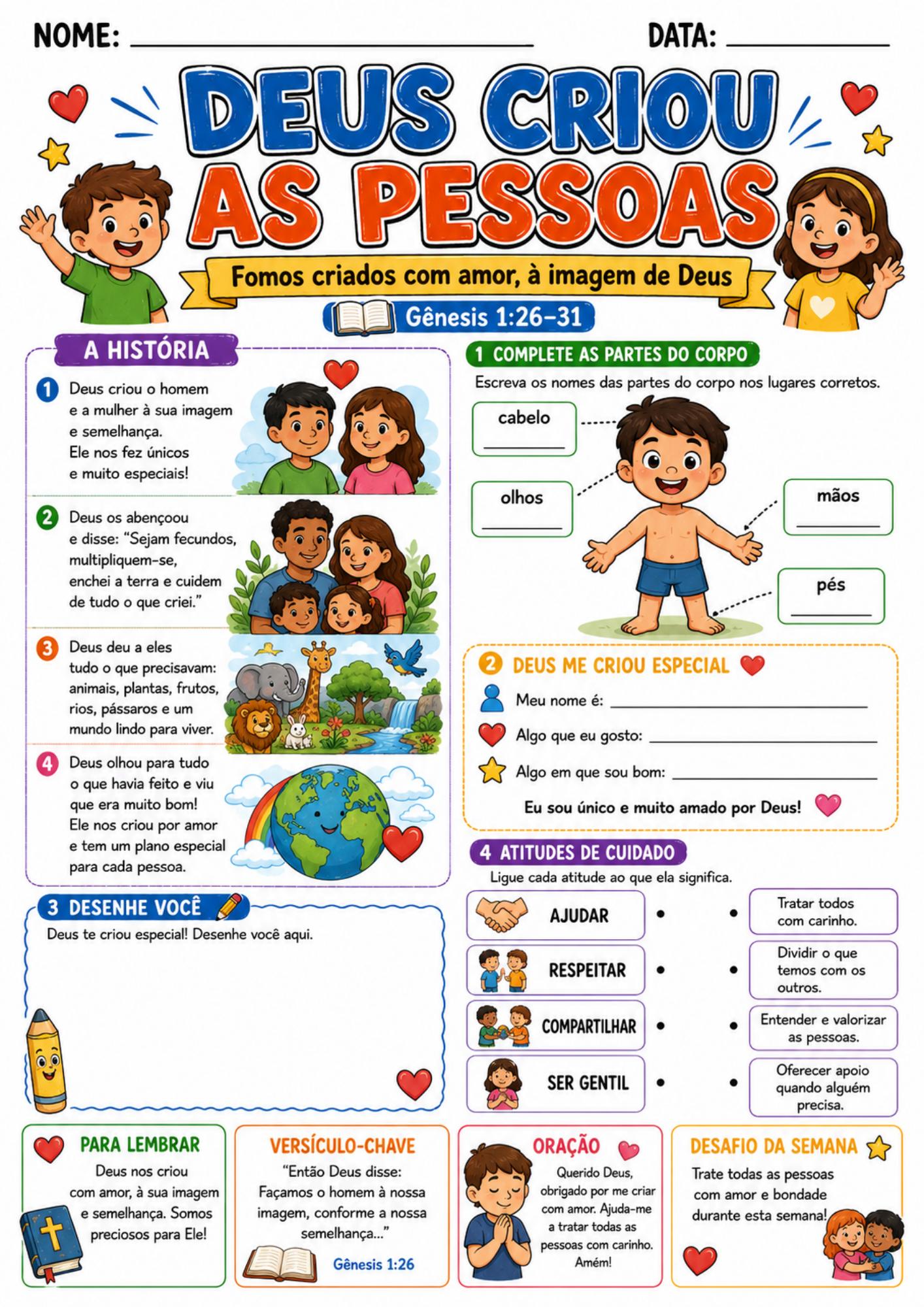 Folha Real A4 - Culto Infantil 4
