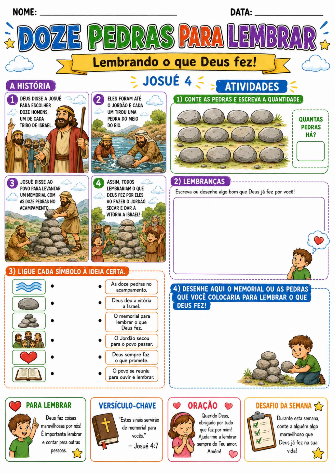Folha Real A4 - Culto Infantil 8